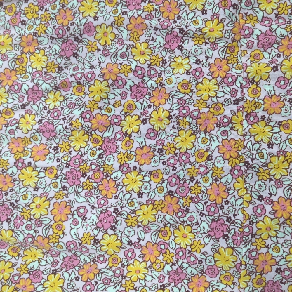 Lands' End Corton Blend Floral Fall Dress Size XL 18 - Picture 2 of 13